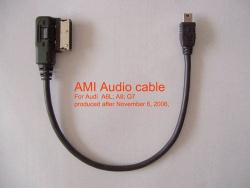 AMI Audio cable for A6,A8,Q7 - AMI Audio cable