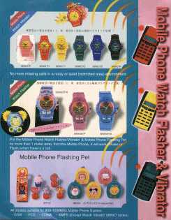 Mobile Phone Watch Fasher & Vibrator - P4