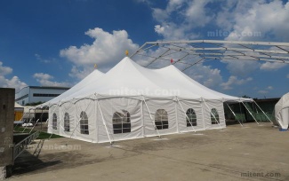 18x30m Lining Decorated Peg and Pole Wedding Ceremony Tent - MTSL1830