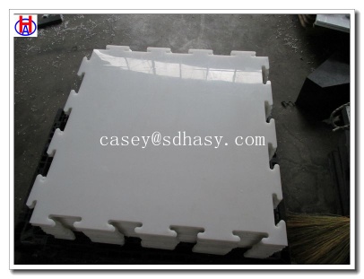 UHMPWE plastic white synthetic ice rink panel
