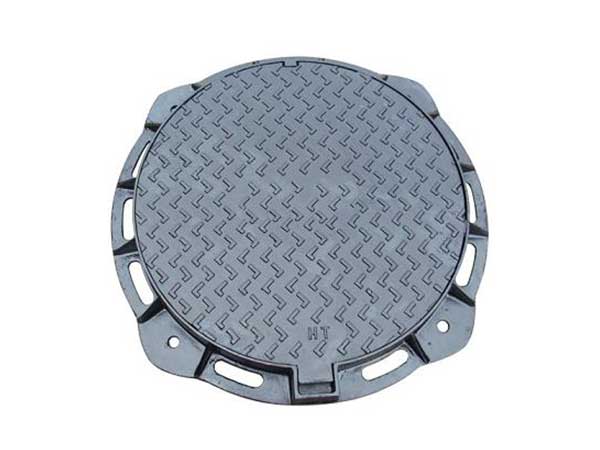 Round ductile iron manhole cover
