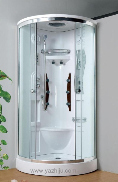 Environmental protection steam engine system shower room with big top sprinkler