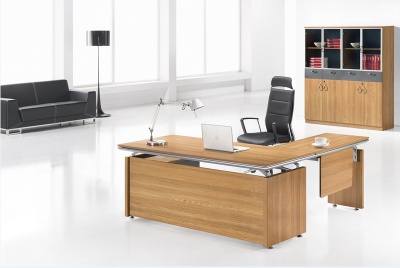 Dious fashion partical board melamine finish office table computer desk boss desk - JD0518