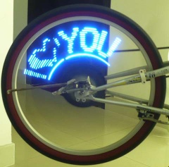 New Bike Bicycle Cycling Wheel Spoke Waterproof 14 LED Light Alarm Lamp/bicycle light