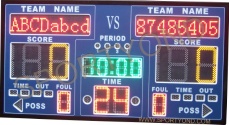 basketball scoreboard electronics led