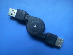 Male to Female Retractable USB Cable